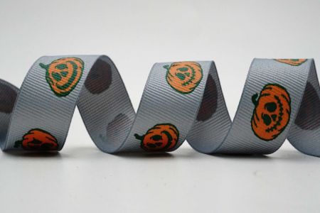 Creepy Faces of Pumpkin Ribbon - Creepy Faces of Pumpkin Ribbon